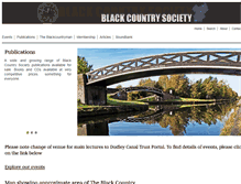 Tablet Screenshot of blackcountrysociety.co.uk